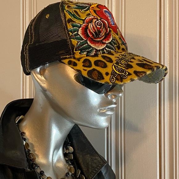 Rarest Vintage!Christian Audigier Vintage Trucker Hat✨ Pristine. New Nev… - Picture 12 of 15